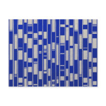 African Textile Inspired Abstract - V2 postcards