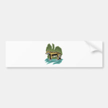 African Tiger Bumper Stickers