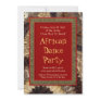 African Tribal Beat Dance Party Butterfly Wings Custom Invites