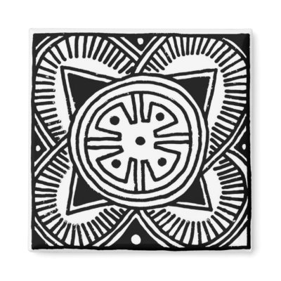 African Tribal Design Magnet by dchaddad