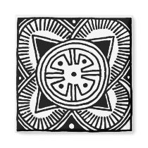 African Tribal Design Magnet