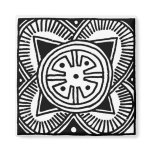 African Tribal Design Magnet