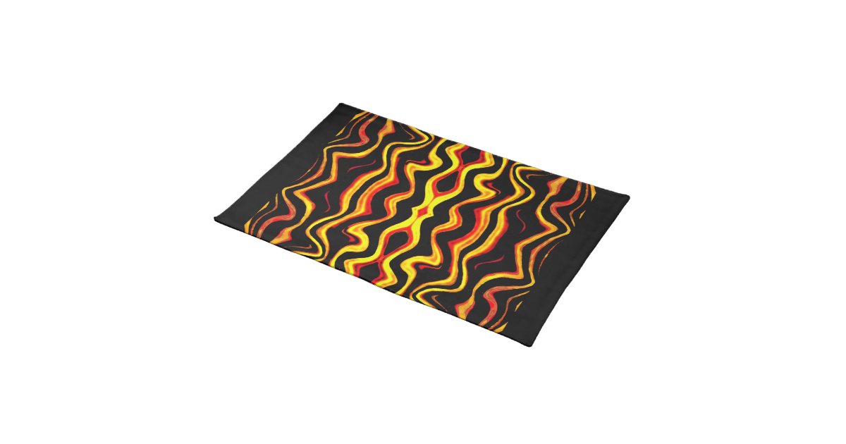 African tribal motif American MoJo Placemats Zazzle