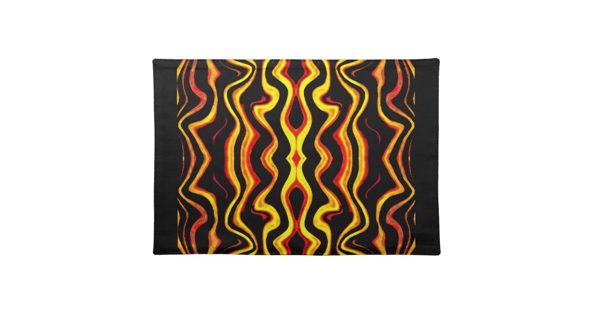 African tribal motif American MoJo Placemats Zazzle