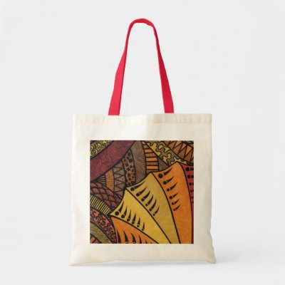 African Tribal Tote Bags by