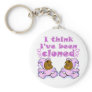 African Twins Baby Gifts Key Chain