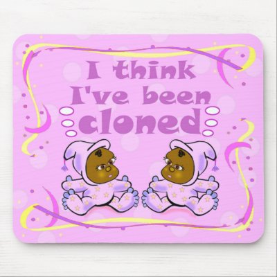 African Twins Baby Gifts Mousepad by Castleinc