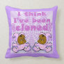 African Twins throw pillow.
