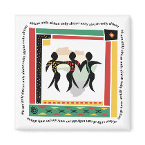 African Unity magnets by holiday_tshirts African Unity magnets