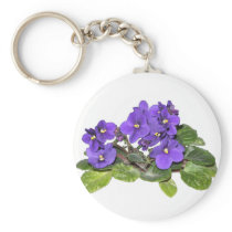 African violet keychains