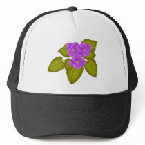 African Violet Plant hats by twopurringcats African Violet Plant hats