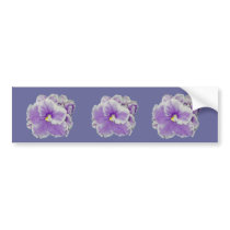 African Violet Purple Gifts bumper stickers