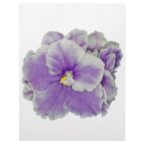 African Violet Purple Letterhead Design