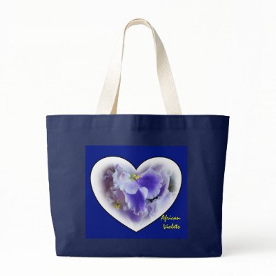 African Violets Bag by ggbythebay