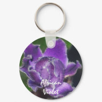 African Violets Keychain by ggbythebay African Violets Keychain