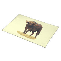 African Water Buffalo American MoJo Placemat