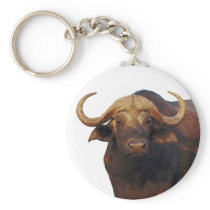 African Water Buffalo Keychain