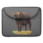 African Water Buffalo Rickshaw Flap Sleeve Sleeve For Macbooks
