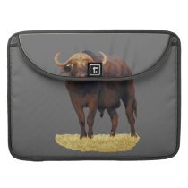African Water Buffalo Rickshaw Flap Sleeve Sleeve For Macbooks