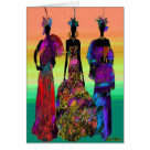 postcard - Contemporary  African Design.