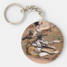 african-wild-dog-018 keychains