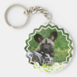 African Wild Dog Keychain
