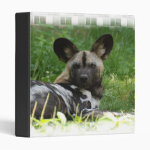 African Wild Dog Photo Binder