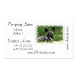African Wild Dog Photo Business Cards