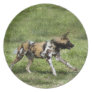 African Wild Dog Plate