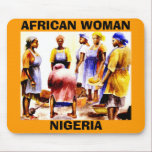 AFRICAN WOMAN 2 copy, AFRICAN WOMAN , NIGERIA mousepads
