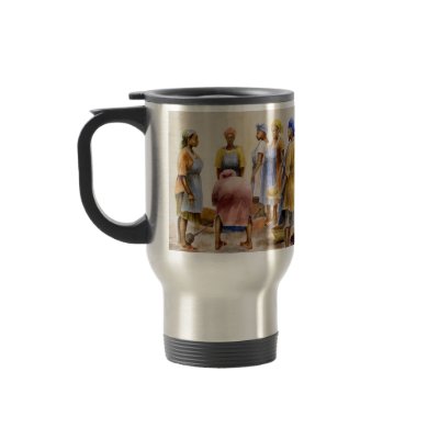 african woman, african woman, AFRICAN WOMAN Coffee Mug by adeolagbadamosi