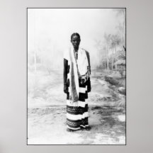 AFRICAN WOMAN CIRCA 1900 PRINT