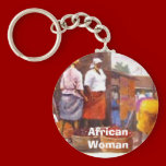 AFRICAN WOMAN keychains