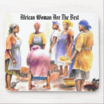 african woman  mousepads