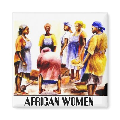 AFRICAN WOMEN IN NIGERIA FRIDGE MAGNETS by adeolagbadamosi
