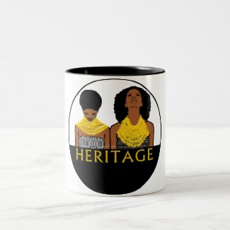 African Women With Tribal Necklaces Mugs