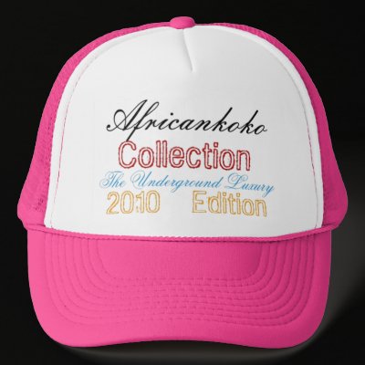 Africankoko 2010 Female Collection Mesh Hat by AFRICANKOKO