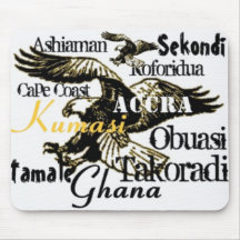 Africankoko  Custom Accra, Ghana Mousepads