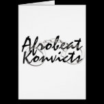 Africankoko custom Afrobeat konvicts Greeting card cards