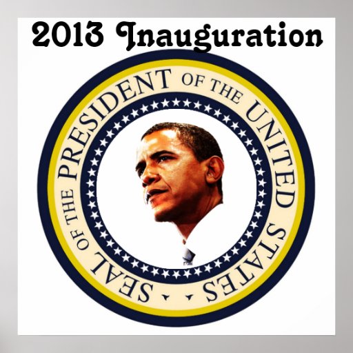 Africankoko Custom Barack Obama 2013 Inauguration Poster