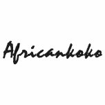 Africankoko Custom Collection Embroidered Hooded Sweatshirt