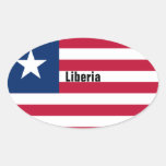 Africankoko Custom Collection(Liberia) Oval Sticker