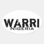 Africankoko Custom Collection(Warri) Oval Sticker