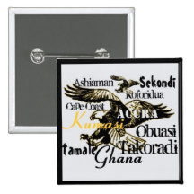 Africankoko custom Ghana button