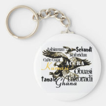 Africankoko custom Ghana keychain