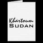 Africankoko Custom Khartoum, Sudan cards