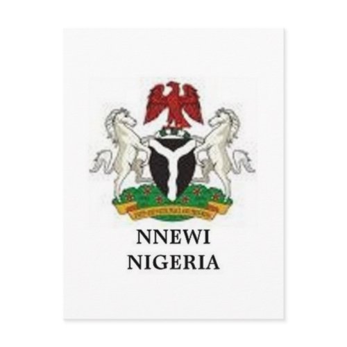 Africankoko custom Nnewi Nigeria Greeting card postcard