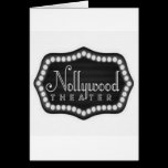 Africankoko custom Nollywood Theater Greeting card cards