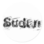 Africankoko Custom Sudan, Africa Round Sticker