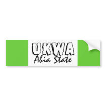 Africankoko Custom Ukwa, AbiaState, Nigeria Bumper Sticker